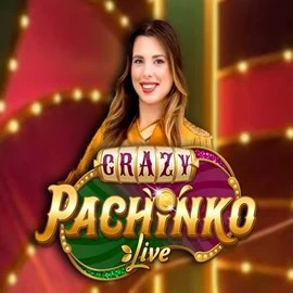 Crazy Pachinko slot logo by Evolution at Flash Casino