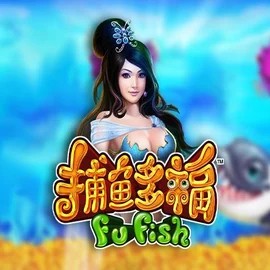 Fu Fish online game logo by Skywind Group on flashscasino.com