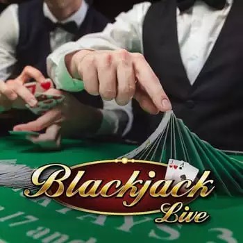 Live Blackjack game by Evolution – logo hosted on Flash Casino